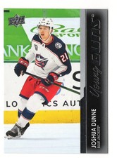 2021-22 UD Series 1 Joshua Dunne Young Guns