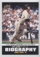 2010 Upper Deck Season Biography Andres Torres #SB-196 0c4