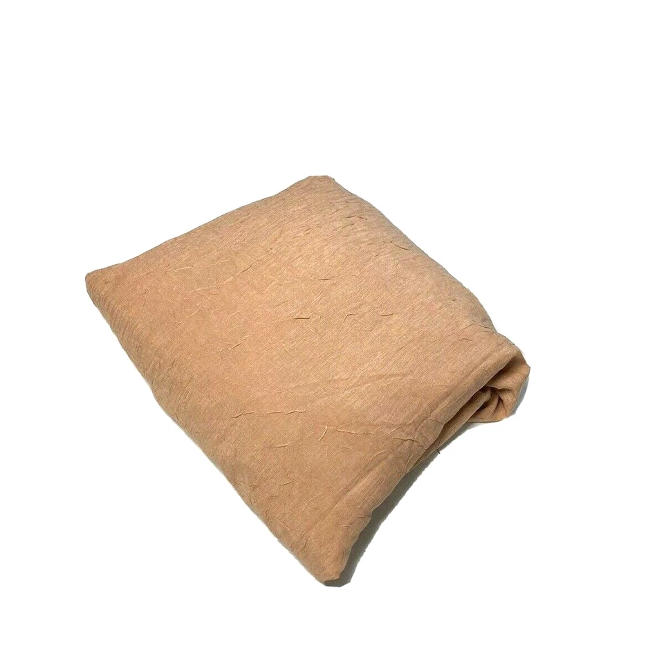 JC Penney 90s Wide Window Scarf Swag Drape Valance Curtain Orange Vintage - Image 2 of 4