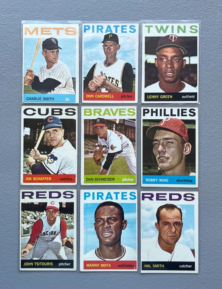 1964 Topps Baseball Cards 40 Different Rookies/Team/High #s & Checklist - Image 3 of 4