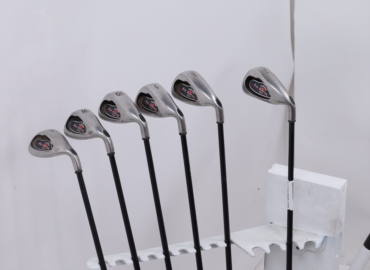 稀少美品！名器！callaway big bertha 2004年アイアン8本Ｒ CALLAWAY BIG BERTHA 2004 IRON (GRAPHITE SHAFT)