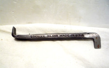 Vtg STANLEY No. 669 Offset 1/4" Screwdriver 4&rdquo; Long  - Made in USA