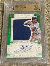 2020 Topps Definitive Green Bo Bichette 14/25 Jersey RC Gem Mint BGS 9.5 10 Auto