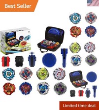 Exciting Anime-Themed Battling Top Burst Game Set: 8 Tops  2 Launchers Included