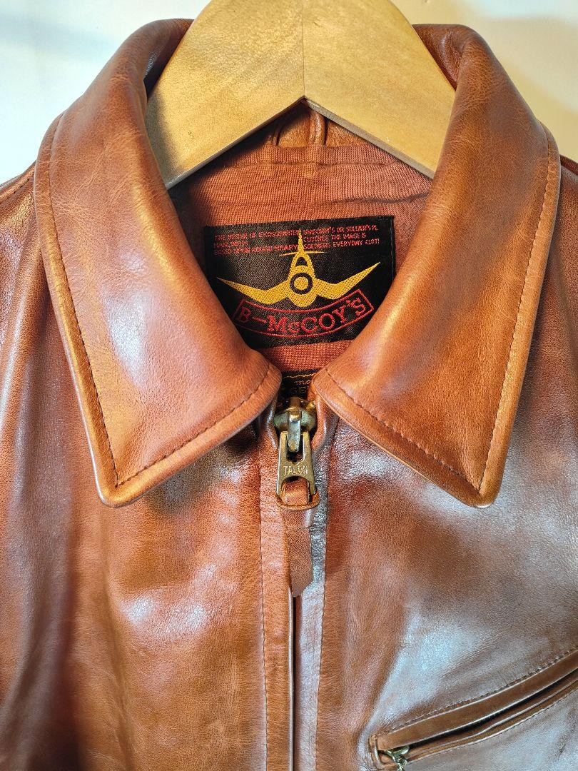 B-McCOY'S　ライダースジャケット B-McCOY'S B-Mccoy High-End Rider Jacket Genuine Leather
