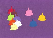 BIRTHDAY CAKE die cuts scrapbook cards