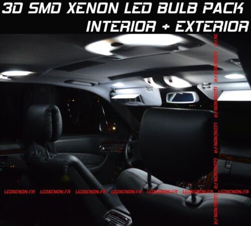 20 SMD XENON LED BULB KIT SET BMW 5 SERIES F10 F11 F18 DINAN M5 M 528I 535I 550I - Picture 1 of 1