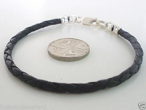 Leather Sterling Silver Jewellery for Men