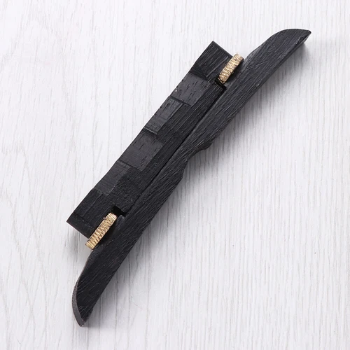 Adjustable Mandolin Bridge Compensated Ebony Random Color