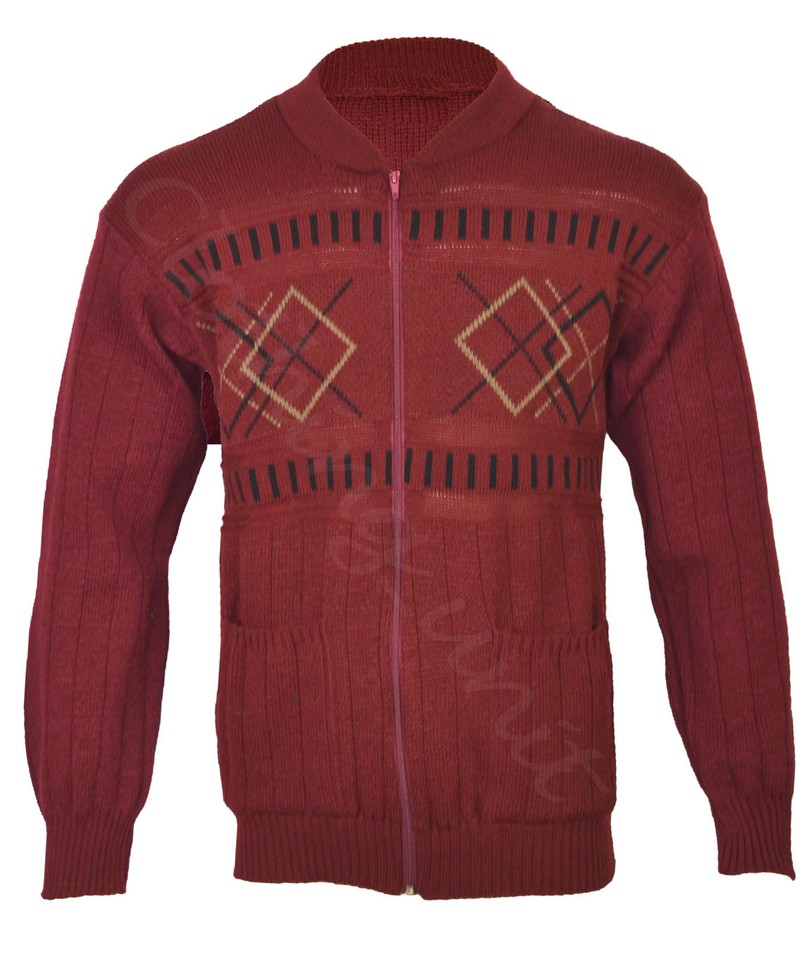 Oneforus Cardigan Con Collo Sciallato Da Uomo Caldo Cardigan Con - Foto 3