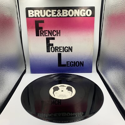 LP MUSICA ELETTRONICA Bruce & Bongo   French Foreign Legion Geil Rec. Germany 86