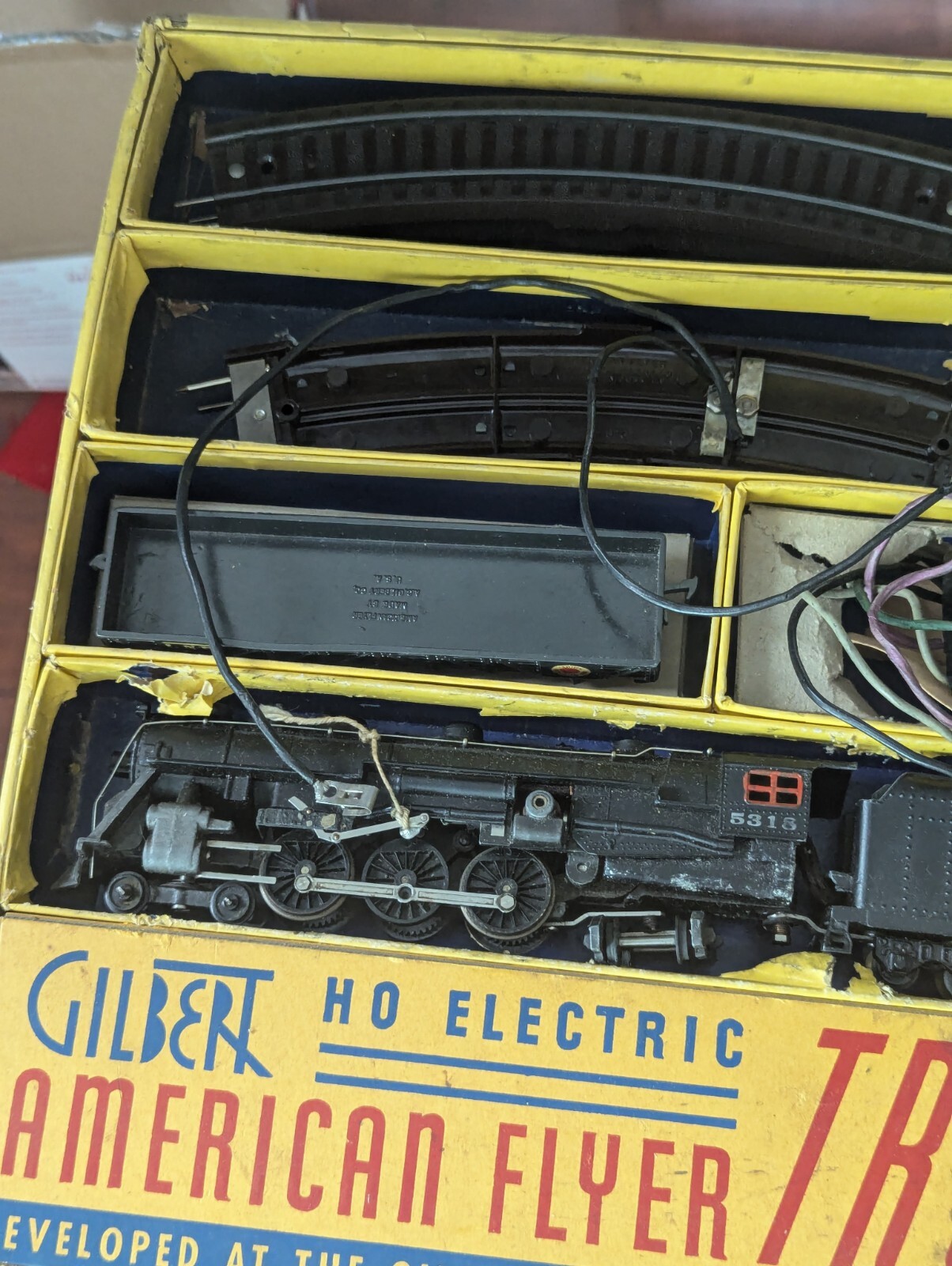 Gilbert American Flyer Tru-model Train Set MODEL HO Gauge 1940s 104 ...