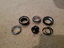 NEW BICYCLE THREADLESS HEADSET 1 & 1/8X34X30MM BLACK FOR THREADLESS FORK SETUP 