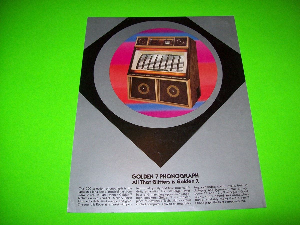 レア⭐︎Roger Mayer CROSSROADS AB BOX 美品 GOLDEN 7 R-87 ROWE 1983 ORIGINAL NOS JUKEBOX PHONOGRAPH SALES