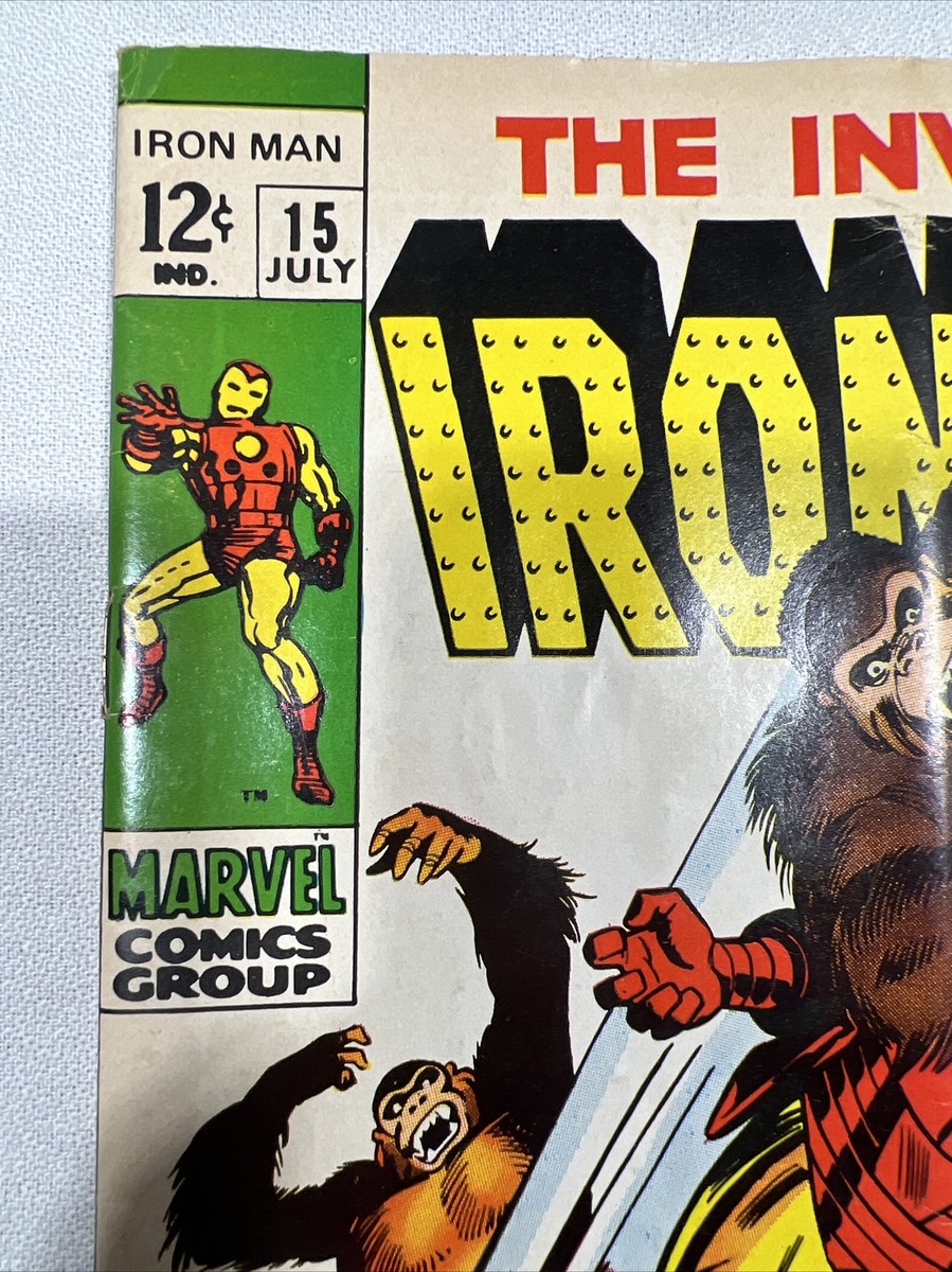 The Invincible IRON MAN #15 (July 1969) The UNICORN - RED GHOST | eBay
