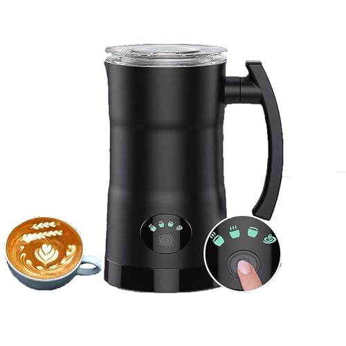 Milk Frother Electric Coffee Frother Warm And Cold Milk Foamer 4 In 1 Automatic-image