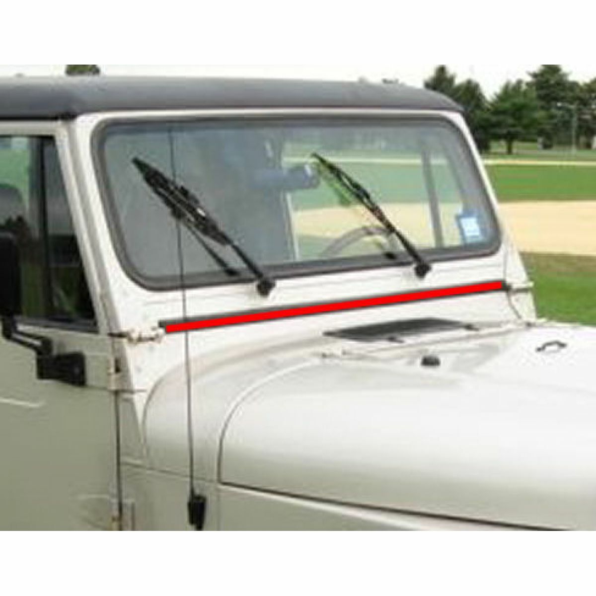 Windshield Cowl Frame Rubber Weatherstrip Seal for 8795 Jeep Wrangler