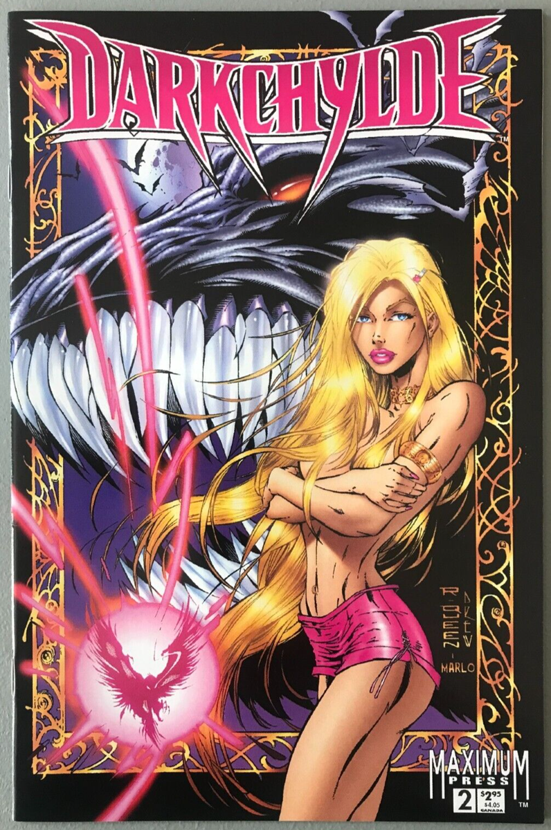 Darkchylde #2 By Randy Queen Ariel Chylde Red Logo Variant B