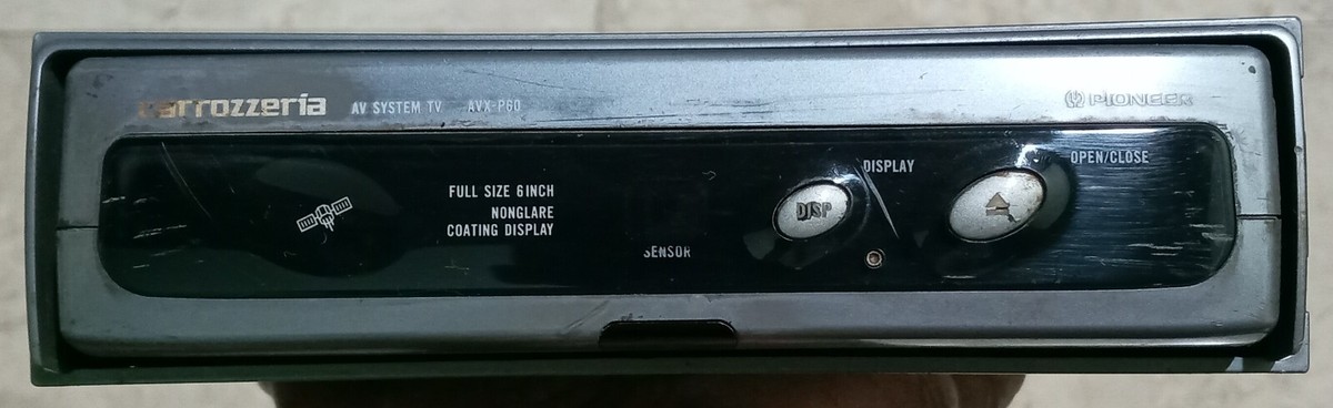 Pioneer Carrozzeria AVX P-60 CPN1449 TV Display Old School JDM | eBay