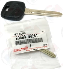 GENUINE Toyota Master Key Blank 90999-00251 fits Camry FJ Cruiser Tacoma