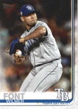 2019 Topps #429 Wilmer Font NM-MT+ Rays J2M