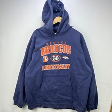 Vintage Denver Broncos Reebok Hoodie 2XL