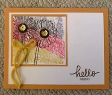 Bloom with hope hello friend card kit of 6 made w/ Stampin' Up