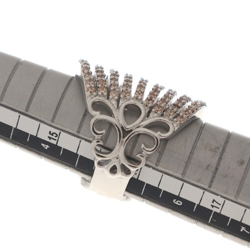 Umwerfend Cubic Zirkonia Nine Line Riesiges Hochzeit Damen Ring Variant Color - Bild 120 von 129