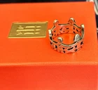 James Avery 925 Sterling Silver PAPER DOLL Children Band Ring 5.5 size  VINTAGE