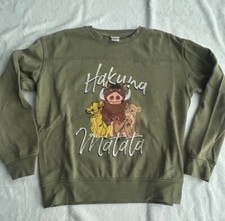 Disney Hakuna Matata, The Lion King, sweatshirt, size medium