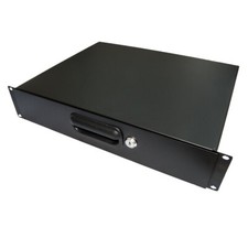 deetech Rackschublade 2 HE abschliessbar, Sta...