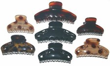 Hair Claw Jaw Clip Ornate Toothed Long Cut Out Accessory Pattern Made in France