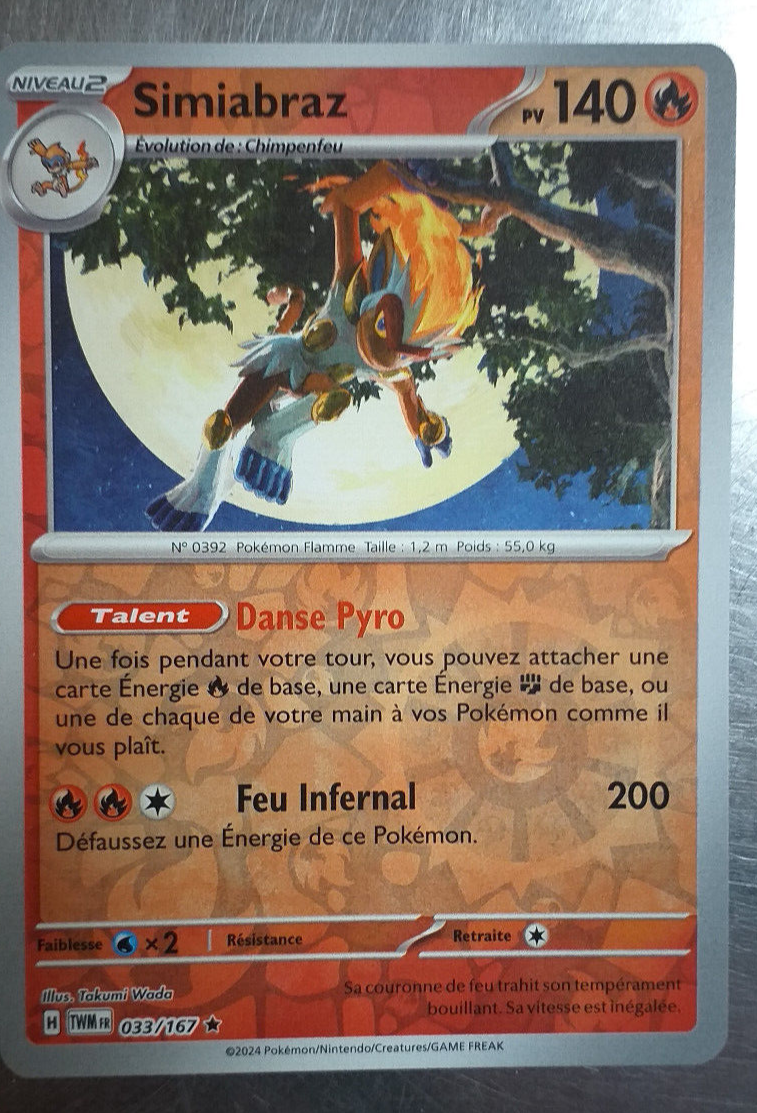 Simiabraz (173/167) - Carte Pokémon EV06 - Ecarlate et Violet - Mascar