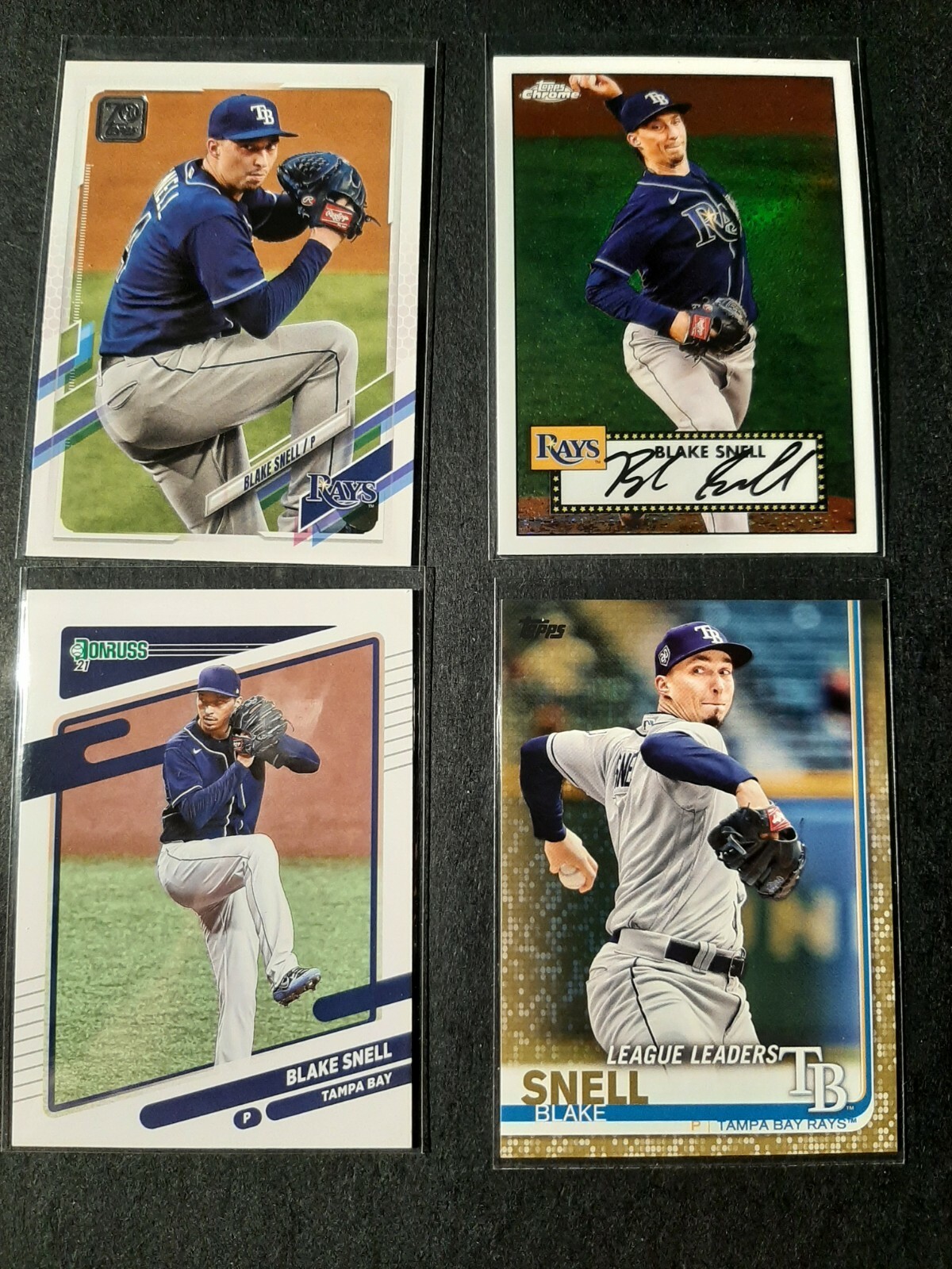 Lot Of 13 2021 Blake Snell TC52-36 2019 Topps #268 Tampa Bay Topps Yellow Parall