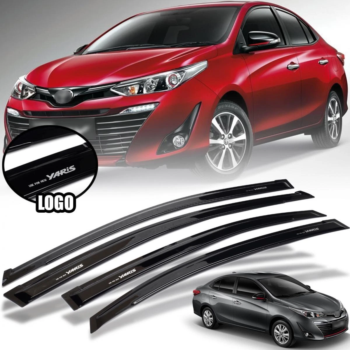 Rain visor toyota vios deals