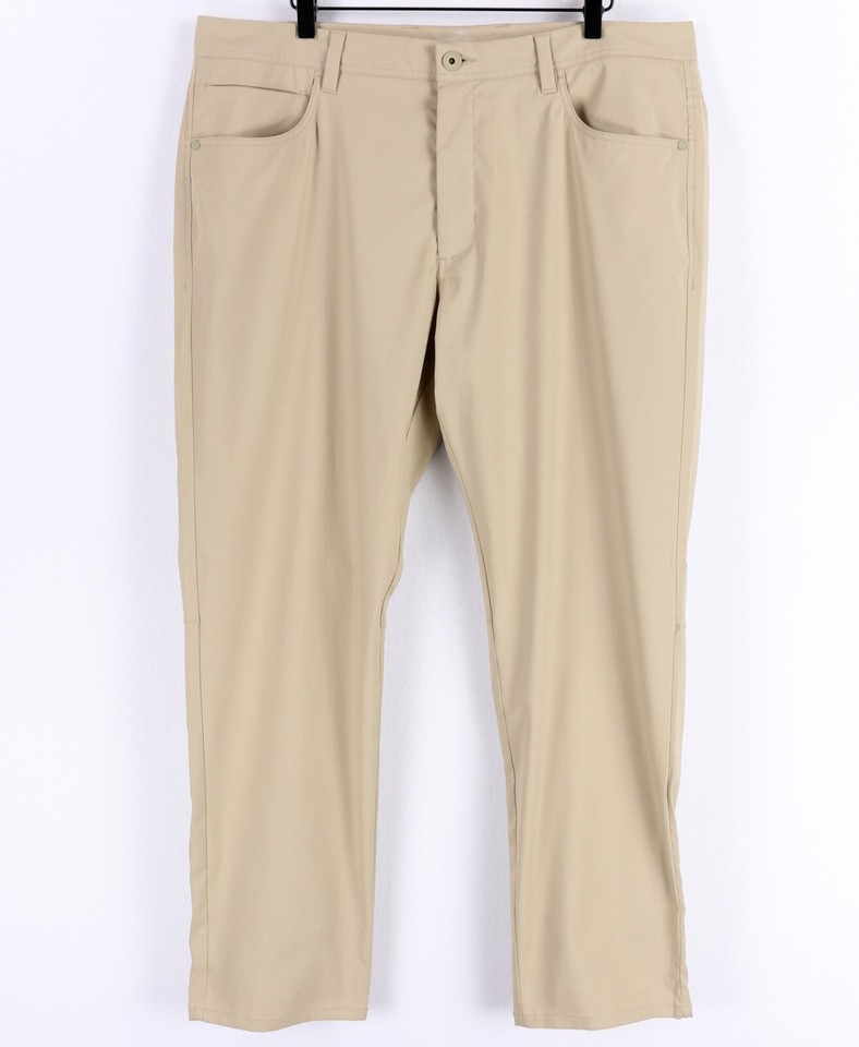 Tommy Bahama Island Zone Performance Pants Mens 38 X 30 Beige Golf