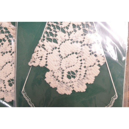 Vintage Napkin Cuff Lot of 3 NOS 12 Pieces Lace Dinner Accessory - Picture 6 of 9