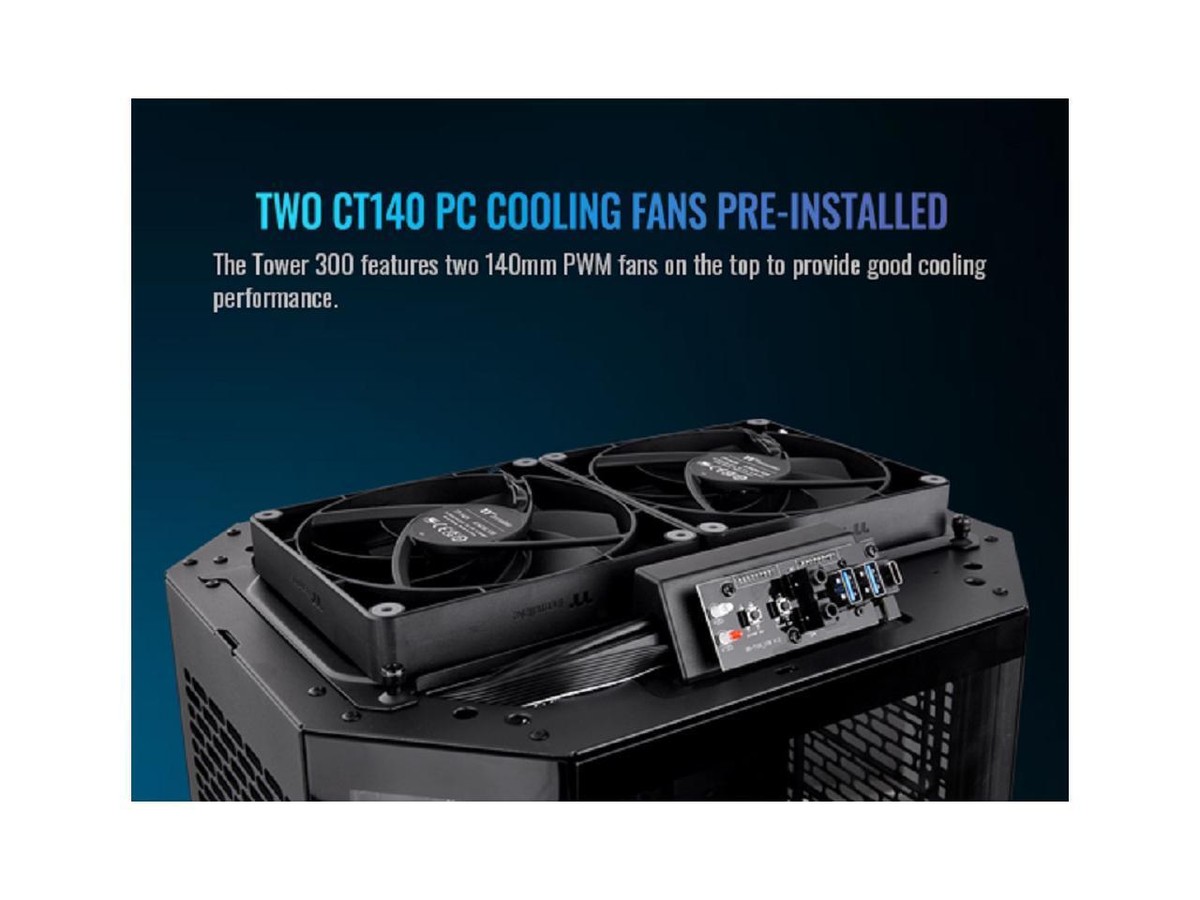 Thermaltake The Tower 300 140mmファン×2 The Tower 300 Micro Tower Chassis
