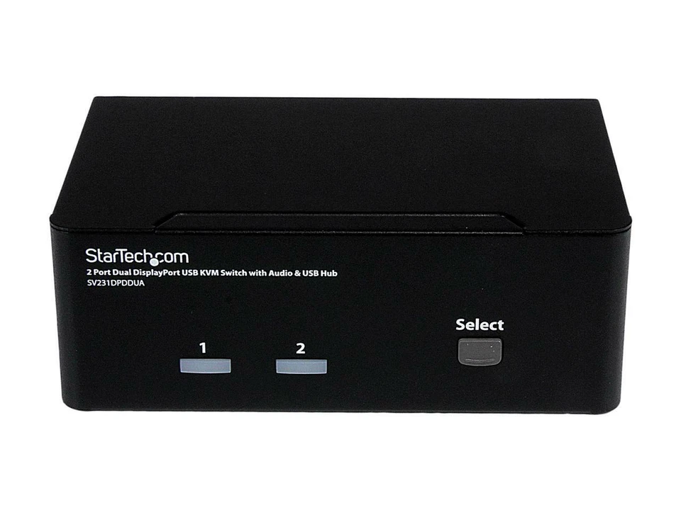 StarTech.com SV231DPDDUA2 DisplayPort KVM Switch - 2 Port - Dual-Display - 4k 60 - Image 2 of 4