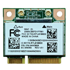 Lenovo Thinkpad E145 E545 Wireless RTL8188EE P/N:04W3808/04W3819 WiFi WLAN Card