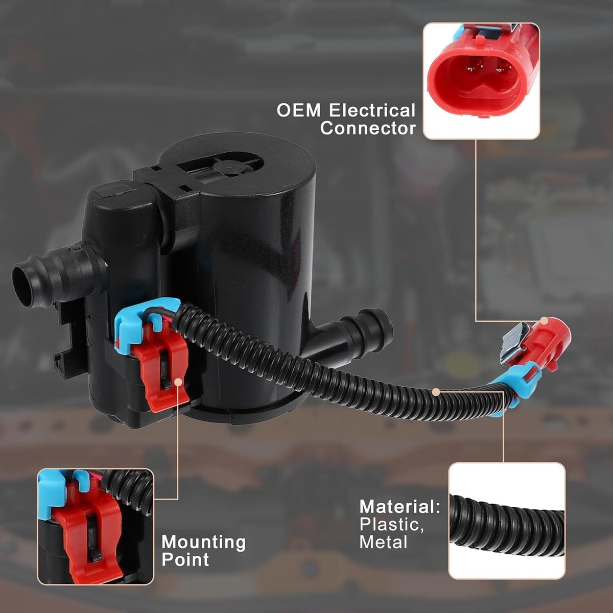 2003 Chevy Silverado Evap Vent Solenoid Vapor Canister Vent Solenoid For 2011-2013 Chevy Silverado 1500 - Direct Replacement PG-1680486 2008 Silverado Evap Canister Location