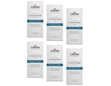 Cremo Cologne For Men, Blue Cedar & Cypress 3.4 Fl. Oz. - Pack of 6