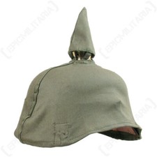 Reproduktion des kaiserlich-deutschen Pickelhaube-Helmüberzugs – Olivgrün