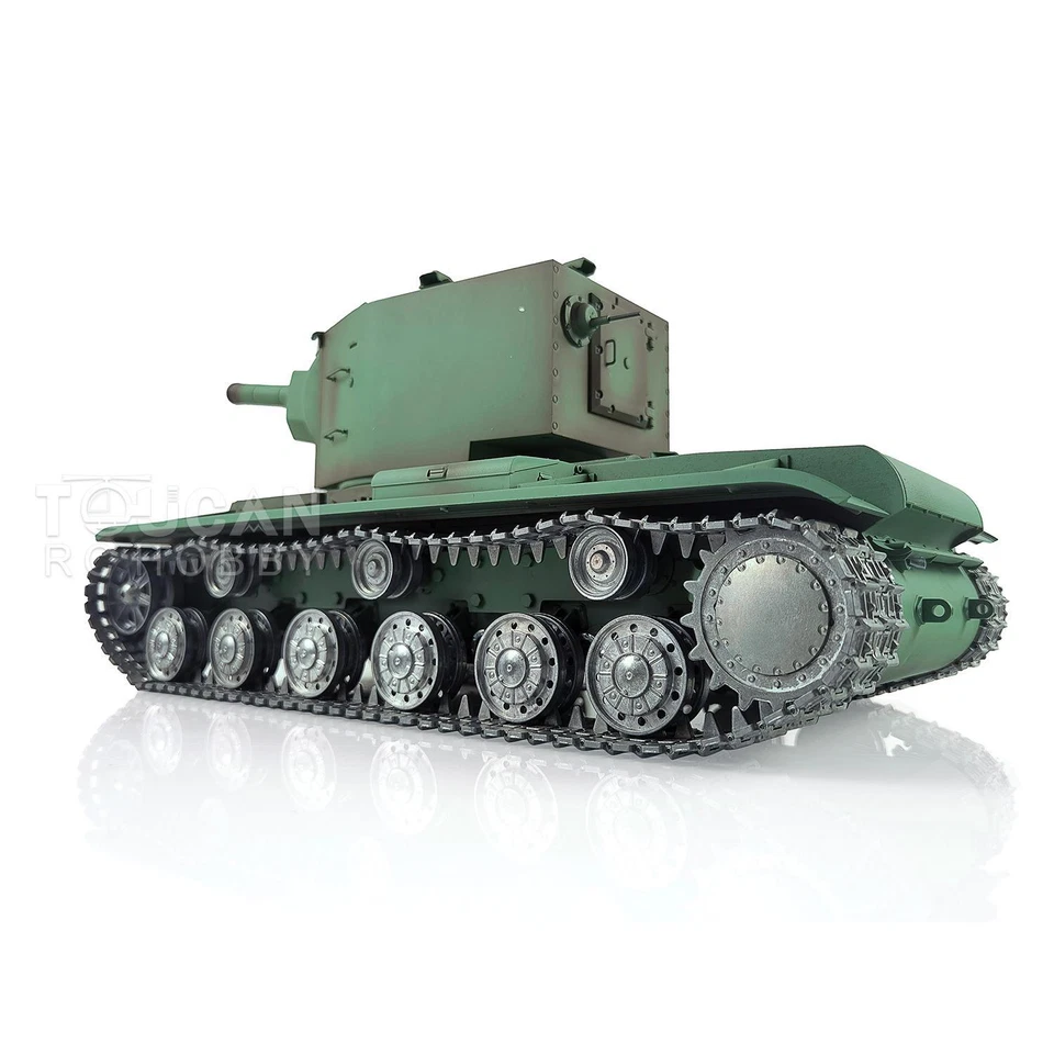 Henglong 1/16 7.0 Soviet KV-2 RTR IR BB RC Tank 3949 FPV 360Turret Barrel Recoil - Image 4 of 4
