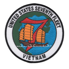 5" NAVY SEVENTH FLEET VIETNAM EMBROIDERED PATCH