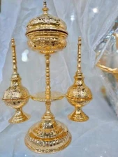 Moroccan luxurious Handmade Brass Incense Burner , Luxury Home Decor