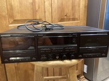 Kenwood HX Pro Stereo Double Cassette Tape Deck CCRS Model KX-W8050