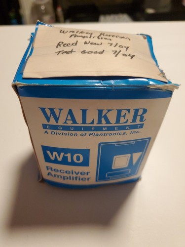Walker Equipment W10 In Line Receiver Amplifier Black 50800.001 - New, Wow - Zdjęcie 3 z 6