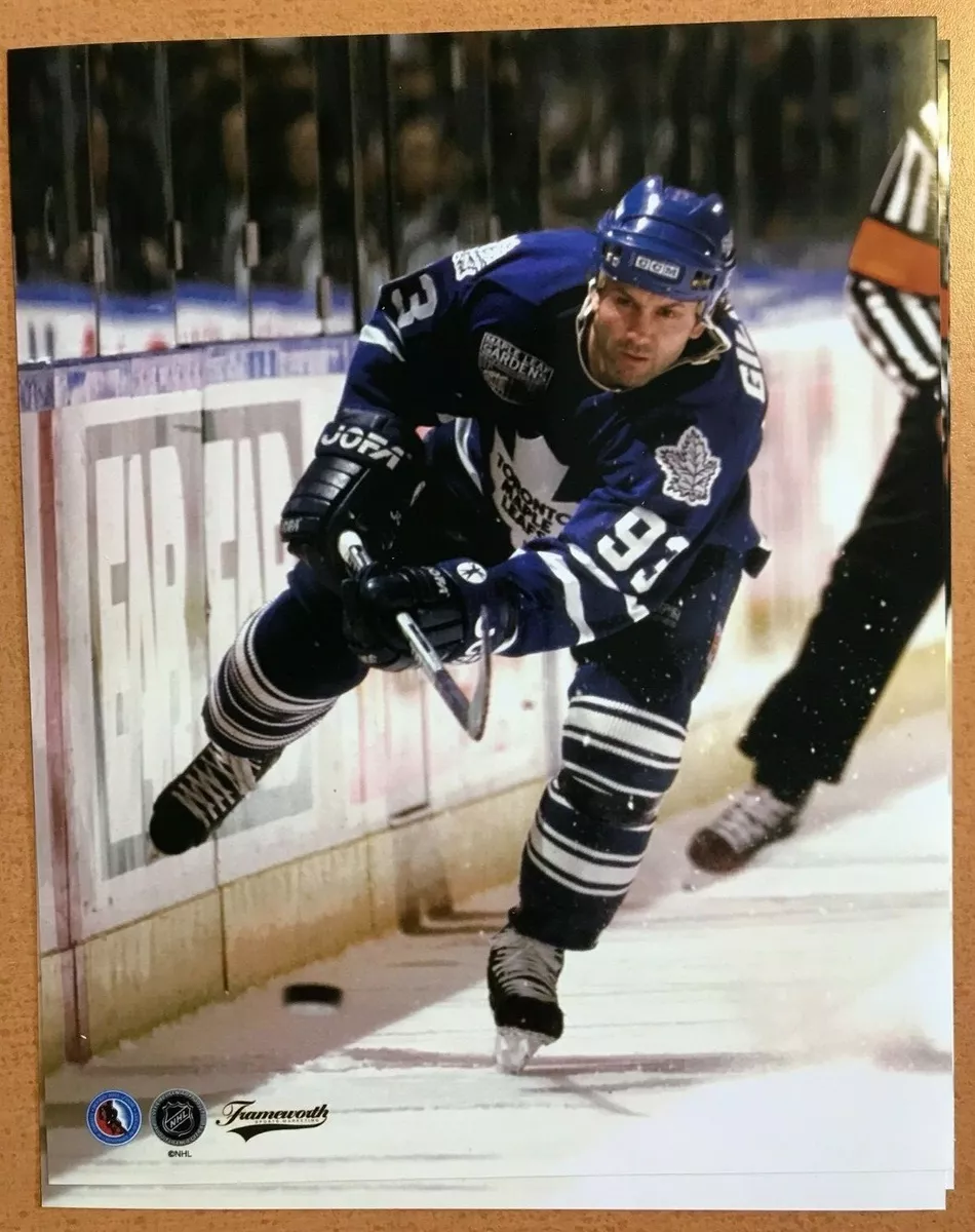 Doug Gilmour 93 Toronto Maple Leafs blue jersey NHL lab printed Photo 8x10