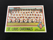 1976 ST LOUIS CARDINALS TOPPS TEAM UNMARKED LOU BROCK , NRMT #581 BASEBALL CARD!